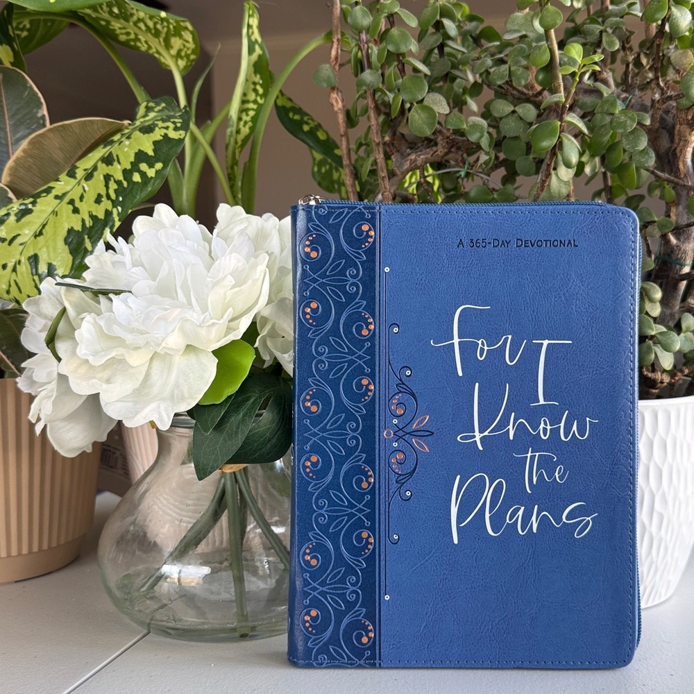 ✨NWT For I Know The Plans Zippered Devotional💙
